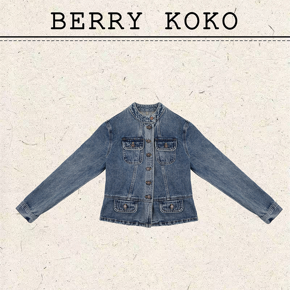 可可欢姐春季新款小众款复古风立体口袋显瘦正肩短款牛仔上衣外套,女装/女士精品,短外套,淘宝优惠券,粉丝福利购,淘宝优惠卷