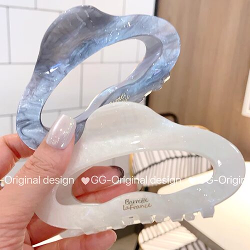 韩国东大门星空版云朵抓夹高端气质后脑勺发抓流行爪夹发饰饰品