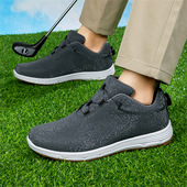 男运动鞋 旋钮鞋 带防水鞋 Golf 高尔夫训练鞋 高尔夫球鞋 shoes