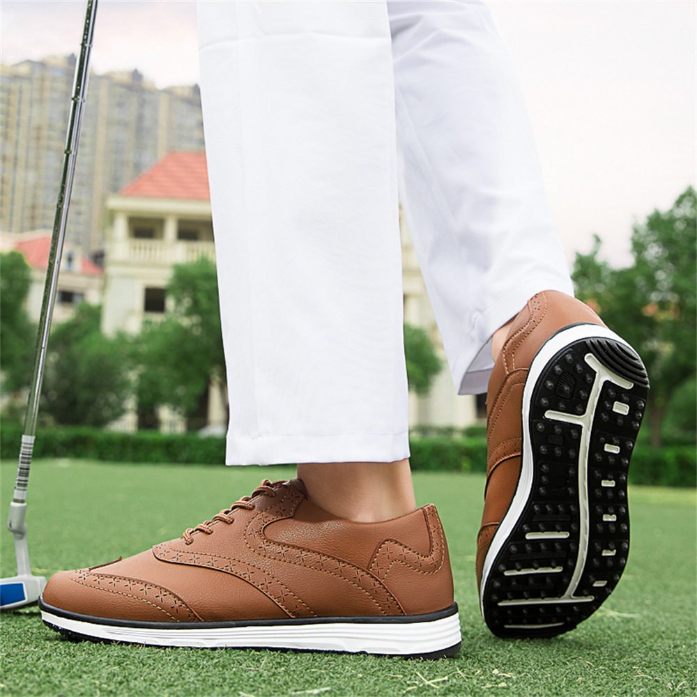 Golfshoes布洛克雕花高尔夫球鞋