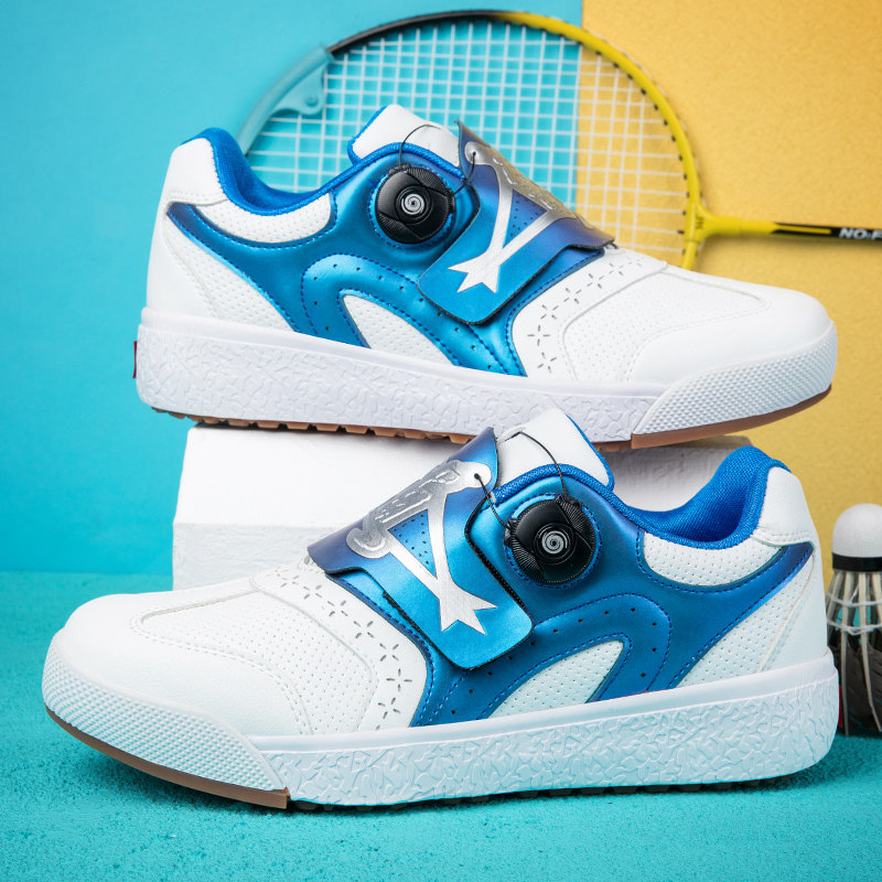 badminton shoes旋钮羽毛球鞋女男款透气减震防滑耐磨训练运动鞋
