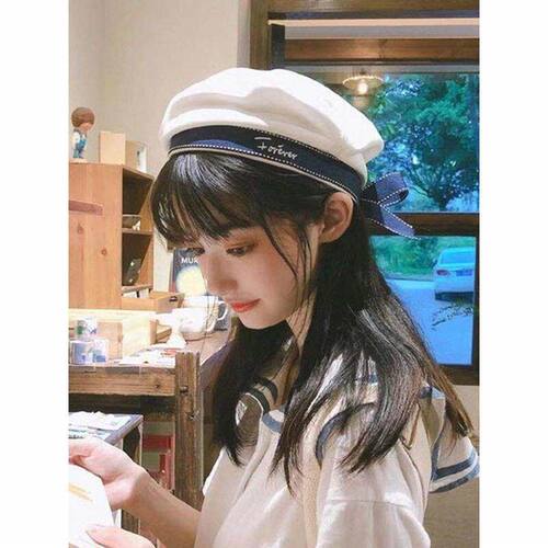 夏季日系JK/DK学院风贝雷帽女