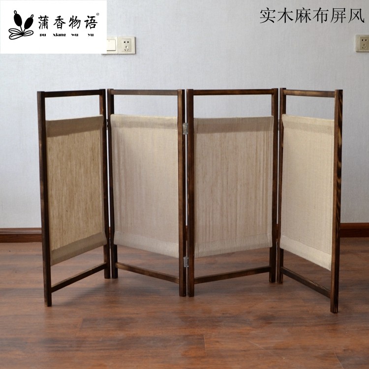 bjd围栏藤编儿童隔断装饰栏隔墙折屏幼儿园区角专用小屏风 可定尺