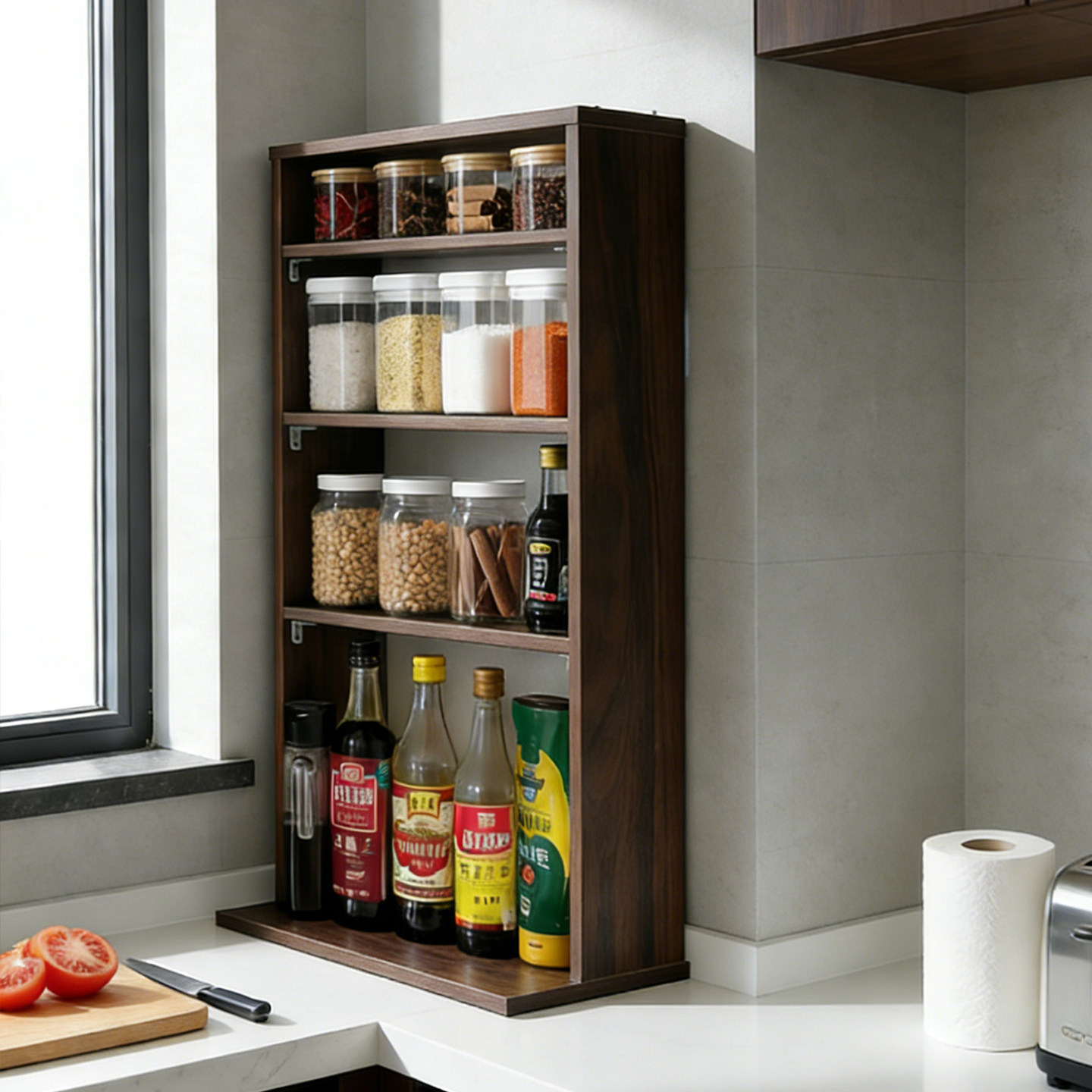 厨房调料瓶置物架厨房墙角收纳架台面转角置物架多层窄款储物架,厨房/烹饪用具,调料置物架,淘宝优惠券,粉丝福利购,淘宝优惠卷