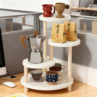 家用多层阶梯架桌面多肉绿植摆件展示架办公室物品收纳置物架