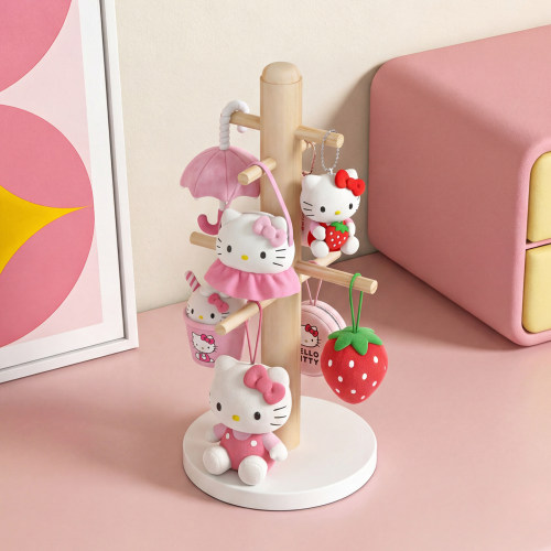 HelloKitty木质桌面首饰收纳架