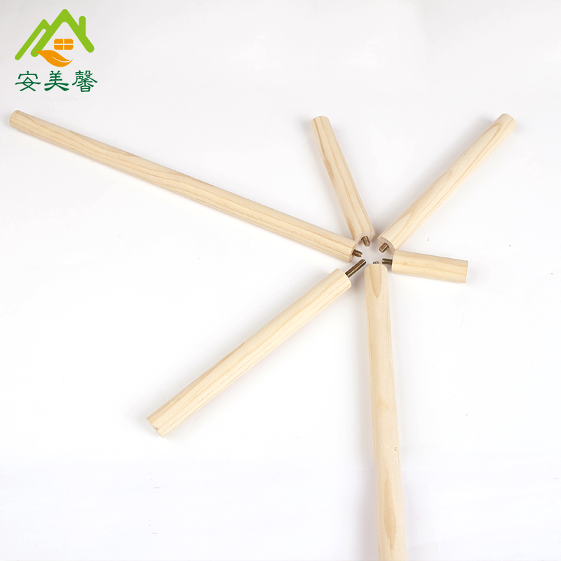 实木圆棒衣柜层架替换配件