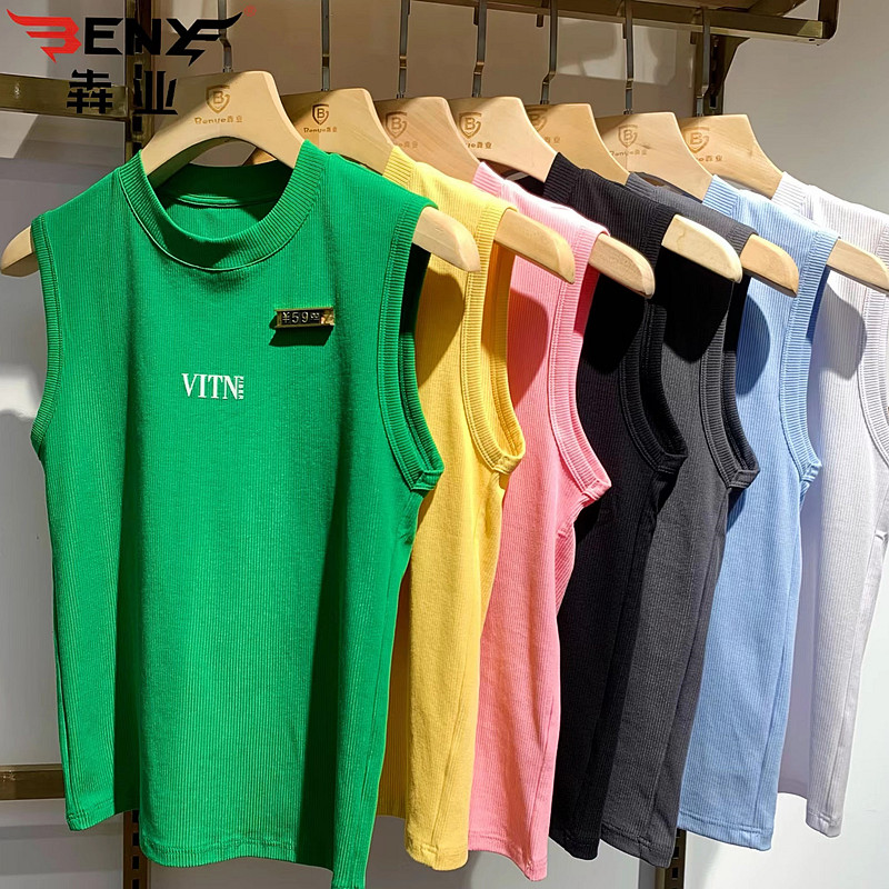 犇业新款无袖显瘦背心打底衫女