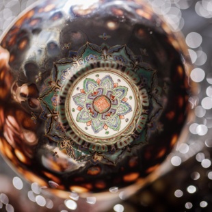 藤町窑 敦煌盏 曜之现T3作品 凤琥映珀 窅若太古 风骨杯