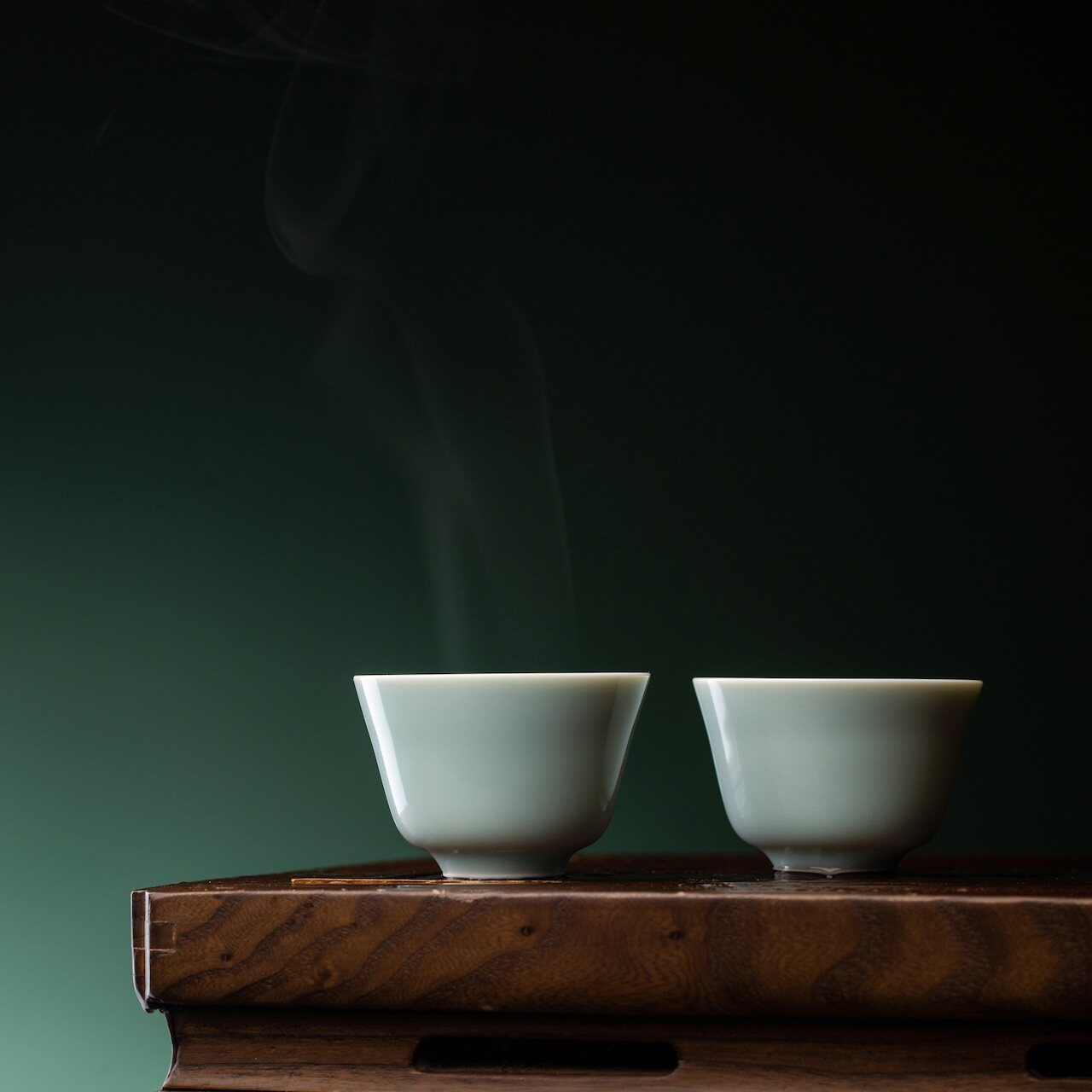 台湾晓芳窑 天青釉 沁泉杯 对杯 主人杯 60ml 对杯原盒茶具茶盏