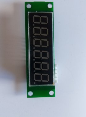 LED数码管显示屏  TM1637模块6位8段4个按键IIC接口 5V工作