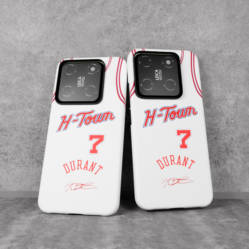 2025-2026NBA火箭城市款球衣iphone 13 XR 16pro MAX 15Pro plus 14plus 华为 小米手机壳保护壳杜兰特 申京
