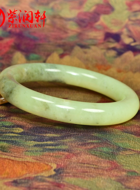 和田玉新疆若羌黄口青黄飘青花