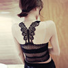 sexy lady Lace Wrap chest Primer undergarment covering the chest and abdomen bow Emptied camisole vest ventilation Beautiful back