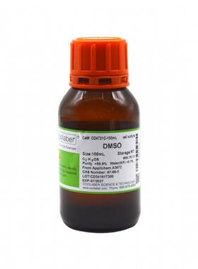 Coolaber/酷来搏 CD4731C 二甲基亚砜/DMSO（细胞培养级） 100mL