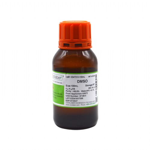 Coolaber/酷来搏 CD4731C 二甲基亚砜/DMSO（细胞培养级） 100mL