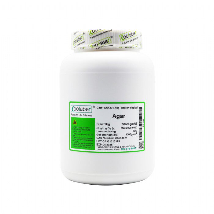 Coolaber/酷来搏 CA1331 琼脂粉/Agar 500g/1kg/5kg