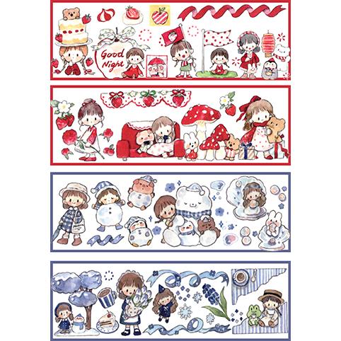 【MNCK-15 卡哇伊娃娃 4个一组针吸】十字绣2024新款工具