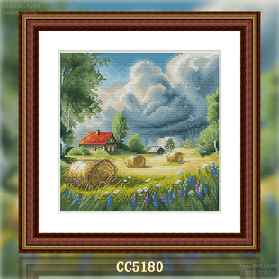 【CC5180-暴雨前夕】十字绣2026新款小件线绣客厅餐厅简单新手款