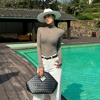 自制高端透气亲肤半高领天丝羊毛神仙T恤秋冬显瘦修身百搭长袖