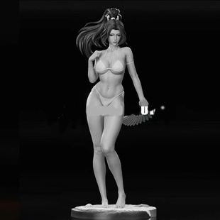 白模 gk白模练手 不知火舞动漫拼装分件高精3D打印游戏是手办白模