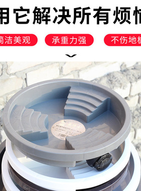 性价比款万向轮树脂托盘｜中大型盆栽阶梯托盘通用尺寸防烂根承重