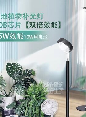 cob植物补光灯落地款｜10W热植三角梅多肉全光谱生长灯led植物灯