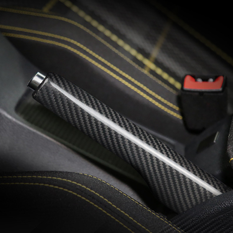 适用大众Golf高尔夫捷达帕萨特碳纤维手刹套 改装手刹拉杆手柄套