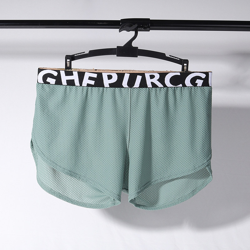 夏季男士内裤冰爽舒适透气性感侧开叉阿罗裤睡裤跑步健身四角短裤,女士内衣/男士内衣/家居服,男阿罗裤,淘宝优惠券,粉丝福利购,淘宝优惠卷