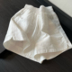 夏季 女松紧腰冰丝休闲百搭阔腿宽松热裤 薄款 小个子白色开叉短裤