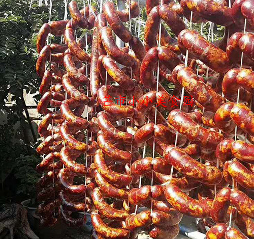 云南德宏 正宗麻辣香肠 纯手工猪肉辣肠年货腊肠腊肉腊肠农家自制 - 封面