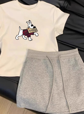 白色色短袖t恤女2025新款夏薄款正肩体恤显白多巴胺修身显瘦上衣