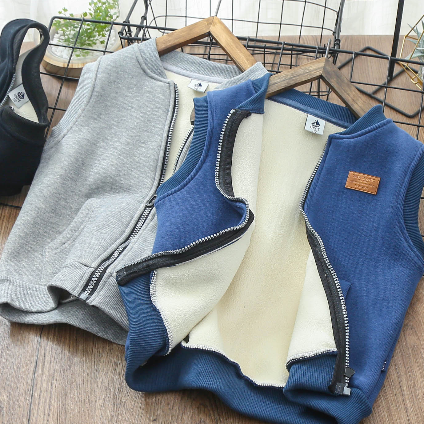 加绒马甲冬款潮秋冬季节