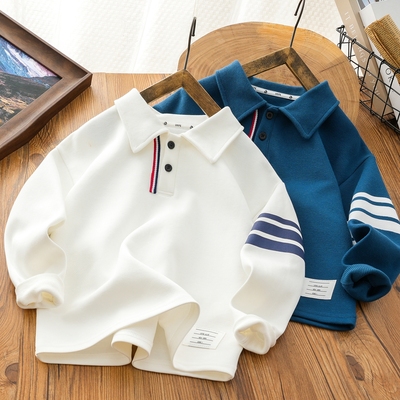 男童polo衫儿童翻领打底衫卫衣