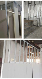 广州专业石膏硅钙板隔断轻钢龙骨不锈钢玻璃铝材间墙安装 上门施工