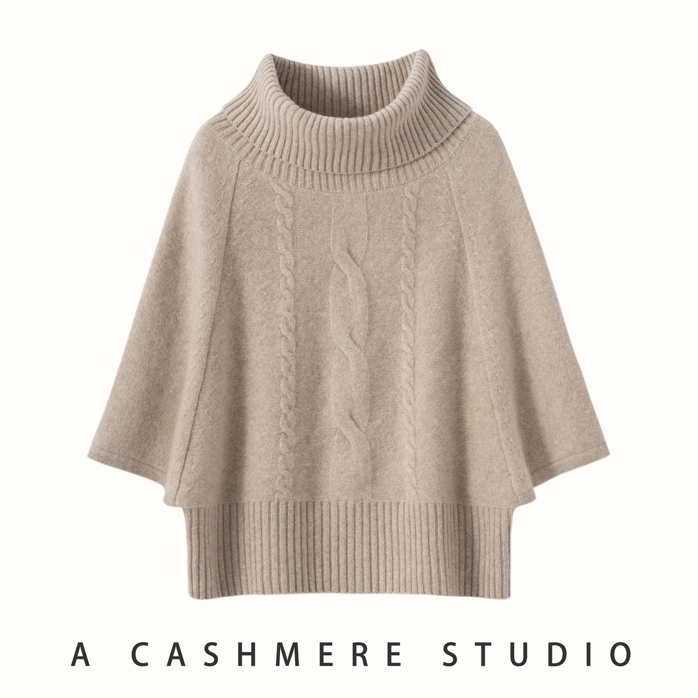 秋冬100%纯山羊绒衫女高领加厚麻花针织毛衣宽松慵懒风上衣披肩,女装/女士精品,羊绒衫,淘宝优惠券,粉丝福利购,淘宝优惠卷