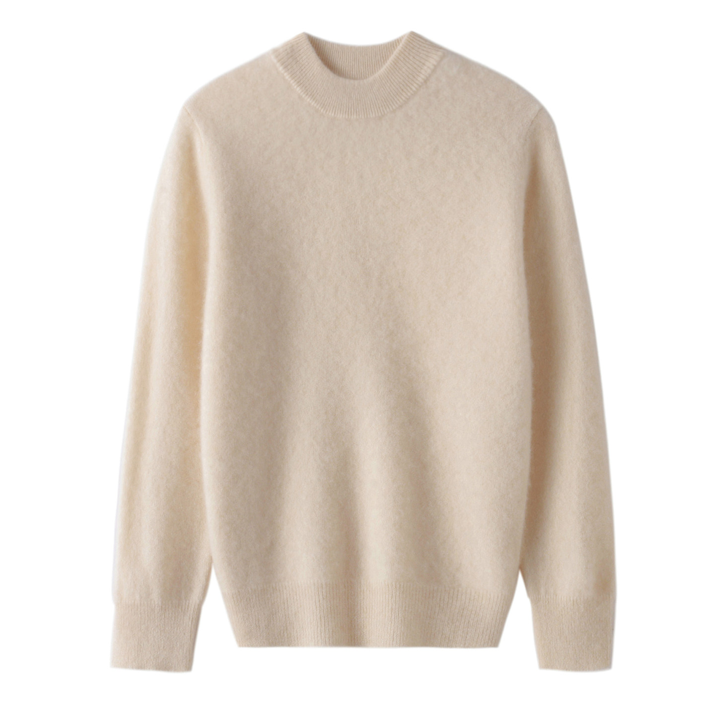 秋冬儿童100%纯羊毛衫男女半高领打底衫纯色保暖针织衫套头毛衣