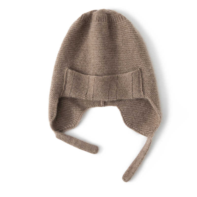 秋冬100%纯山羊绒雷锋帽百搭男女