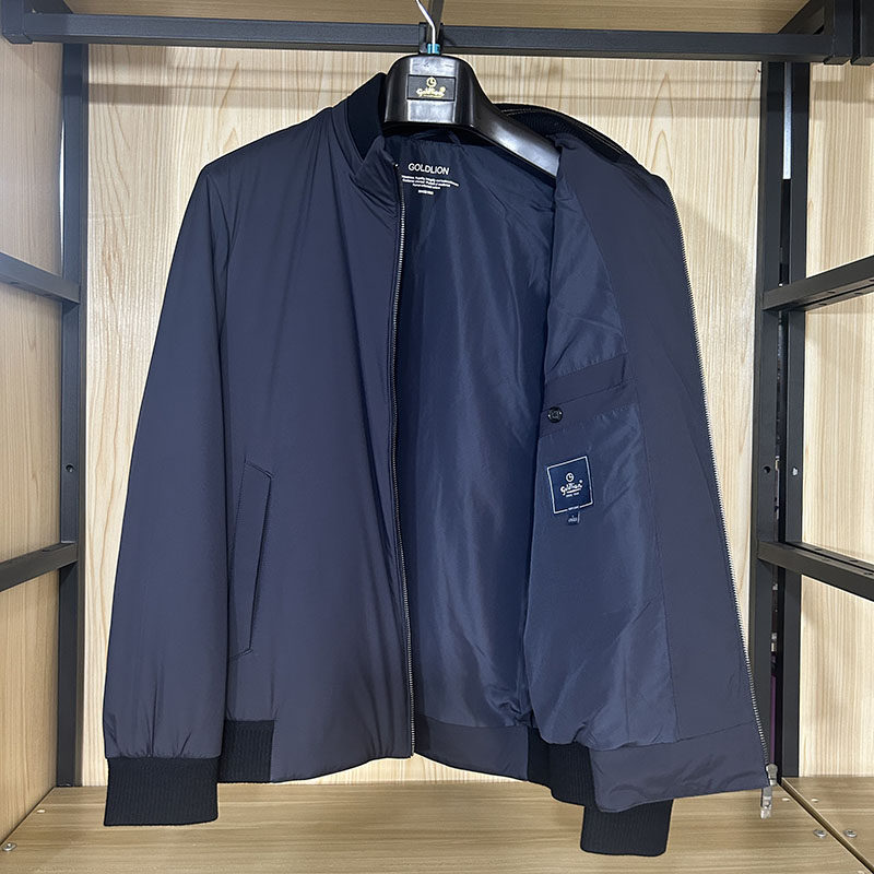 金利来男装棉服秋冬款立领常规休闲外套MXSF26914211-95