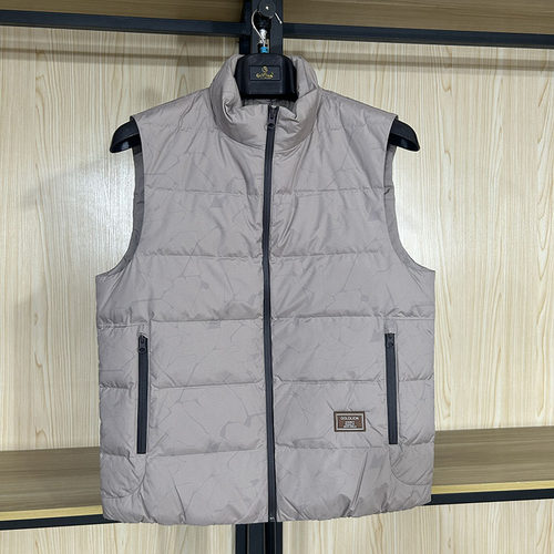 金利来男装秋冬款白鸭绒羽绒马甲