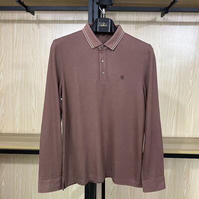 金利来男T恤秋季含羊毛修身长袖