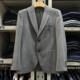含桑蚕丝羊毛混纺西服MZDF33016142 修身 外套秋冬款 金利来男装