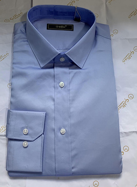 金利来商务男装长袖衬衫正装秋季衬衣MSL21162001-25