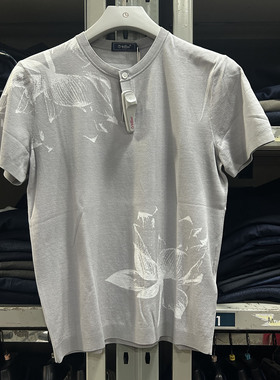 金利来男装针织衫夏款修身休闲短袖MWW22111410-38