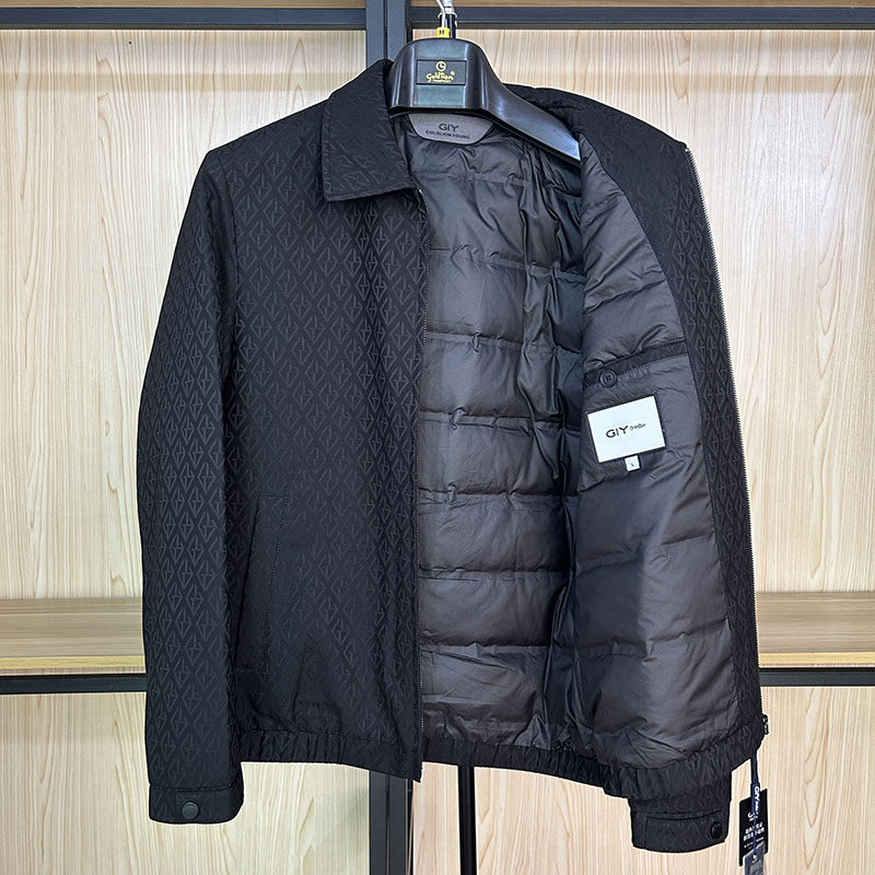 金利来GY男装秋冬保暖夹克羽绒服