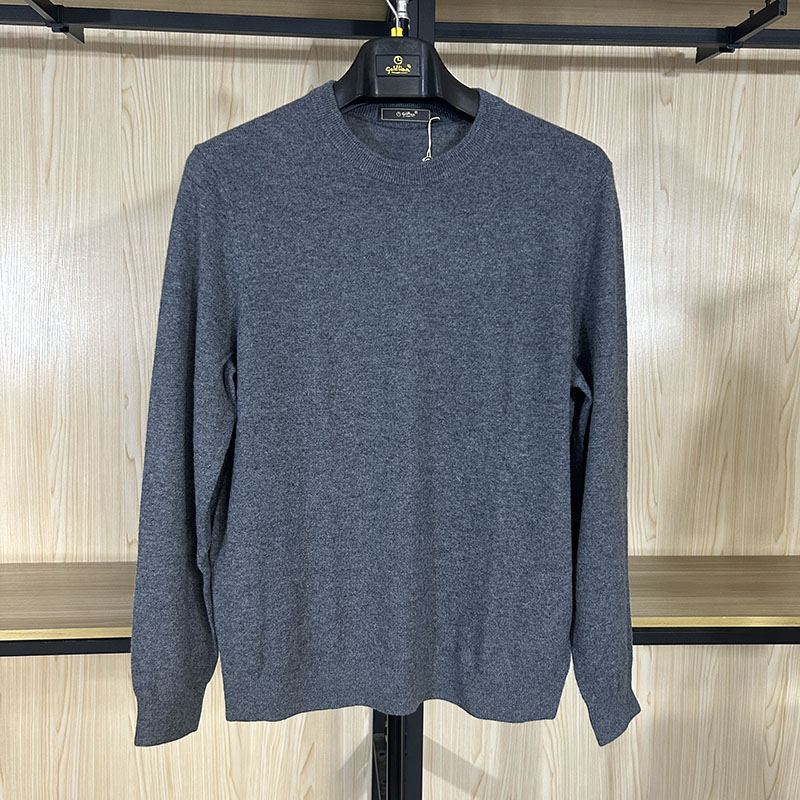 金利来男羊绒衫冬款纯山羊绒圆领