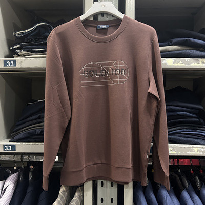 金利来男装T恤衫秋冬款圆领长袖