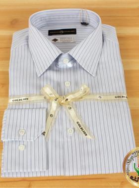 金利来男装进口桑蚕丝混纺面料长袖衬衫TSLC288-25304-25