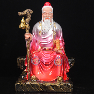 月老星君神像12寸家用树脂月下老人红线红绳喜事临门工艺品摆件