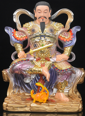 真武大帝树脂神像12寸家用玄天上帝真武祖师荡魔天尊北极真君摆件